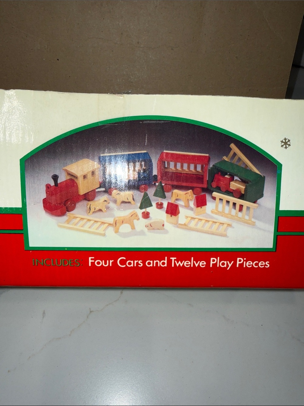 Vintage Kurt Adler 24 inch Wooden circusTrain Set l - Picture 5 of 6